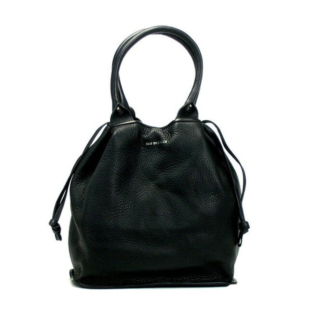 See By Chloe Leather Drawstring Tote Epaule